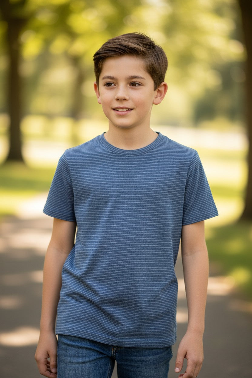 Layers Boys’ 3-Pack T-Shirts – Size M (10–12 Years)