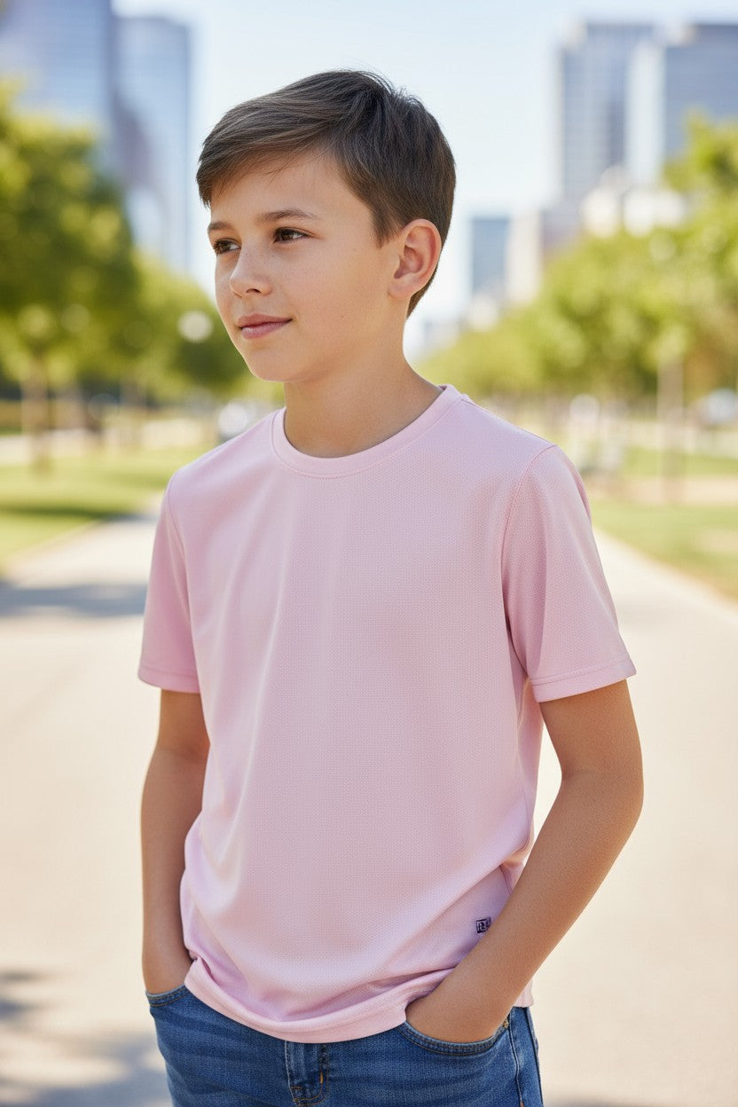 Layers Boys’ 3-Pack T-Shirts – Size M (10–12 Years)