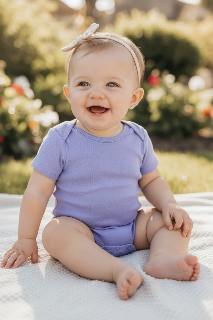 Carter’s Baby Girl 5-Piece Bodysuit Set – 12 Months (Bright Colors Pack)