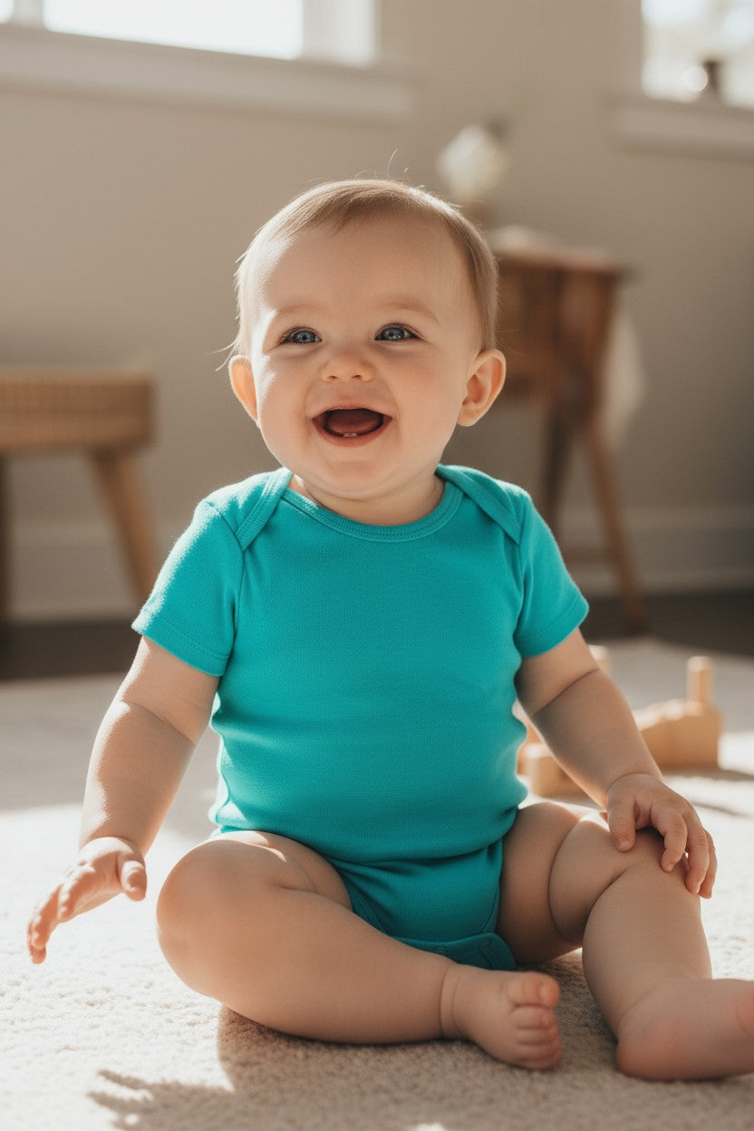 Carter’s Baby Girl 5-Piece Bodysuit Set – 12 Months (Bright Colors Pack)