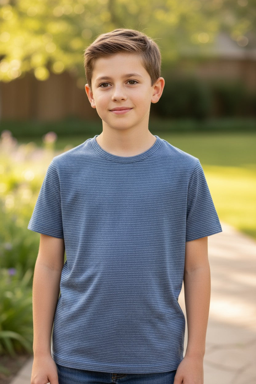 Layers Boys’ 3-Pack T-Shirts – Size M (10–12 Years)