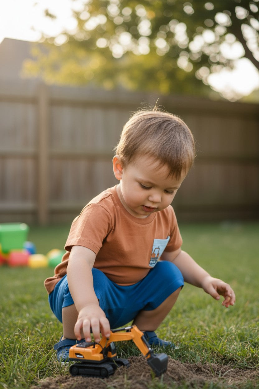 New Balance 3-Piece Activewear Set for Kids – Size 7Y