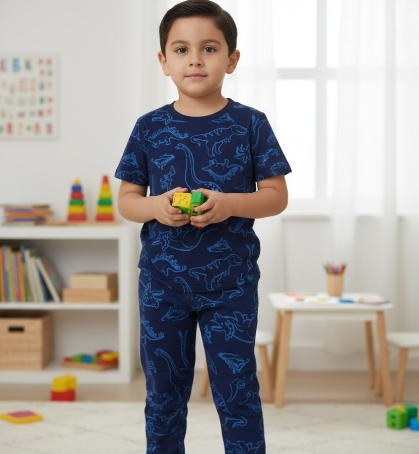 Carter’s Boys 4-Piece Dinosaur Pajama Set – 4Y