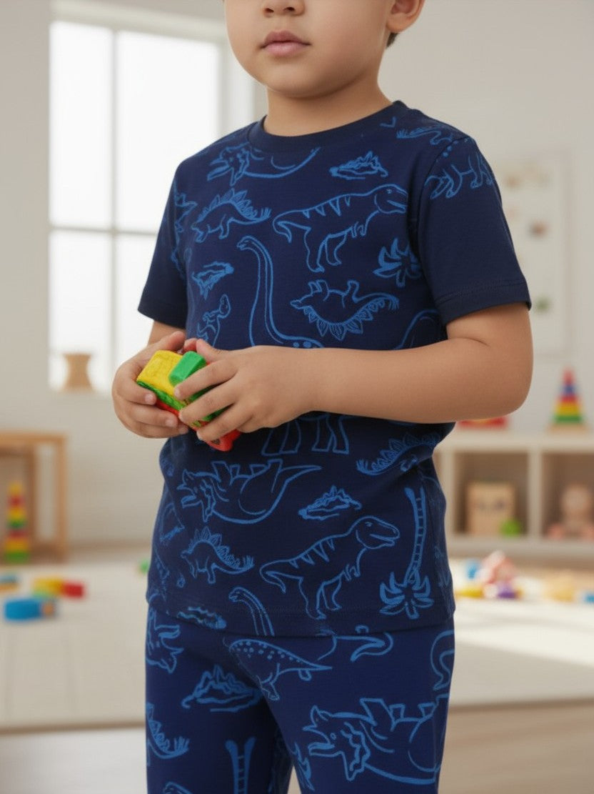 Carter’s Boys 4-Piece Dinosaur Pajama Set – 4Y