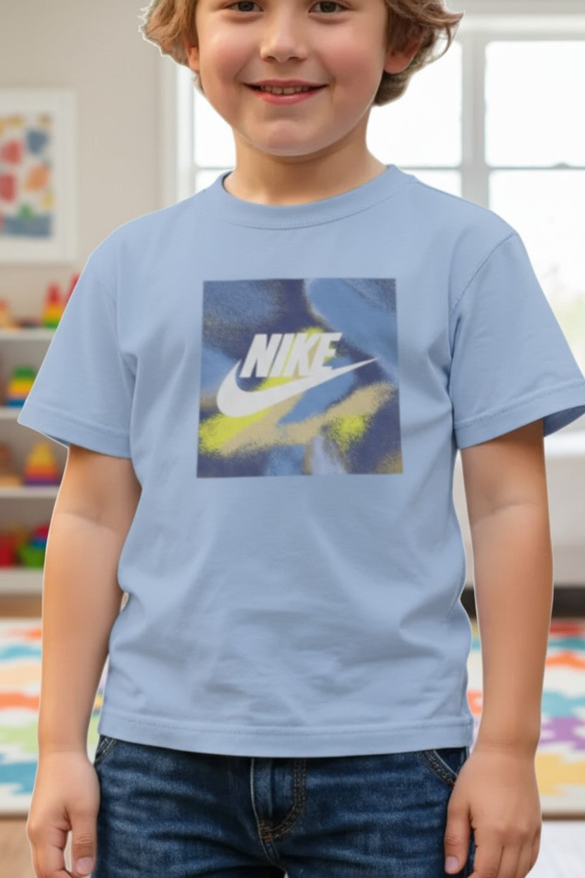 Blue Nike Graphic T-Shirt for Kids (4-5Y)