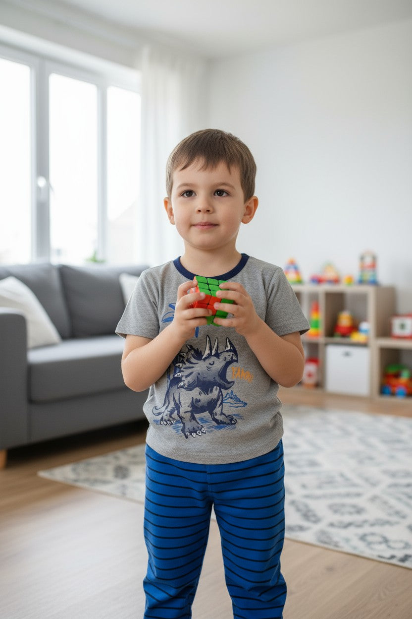 Carter’s Boys 4-Piece Dinosaur Pajama Set – 4Y