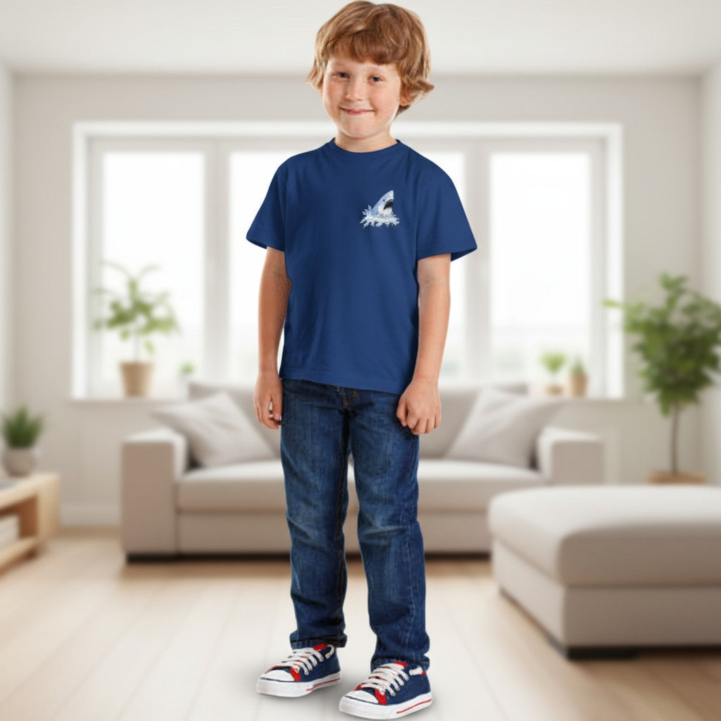 Tommy Bahama Kids Shark Graphic T-Shirt – Blue (M, 7-8Y)