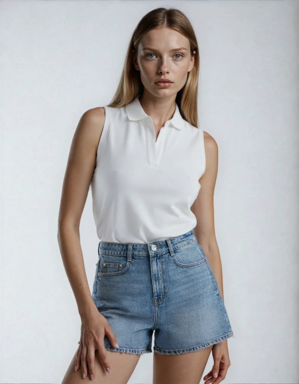 PGA TOUR Women’s Sleeveless Airflux Breathable Polo Top