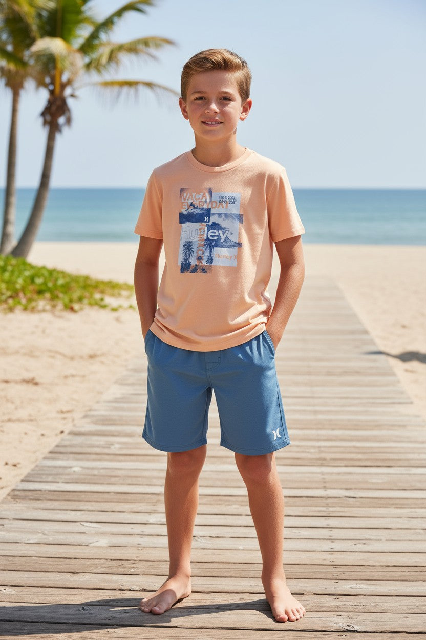 Hurley X 2-Piece Set for Boys – Size 12-13Y (Large)