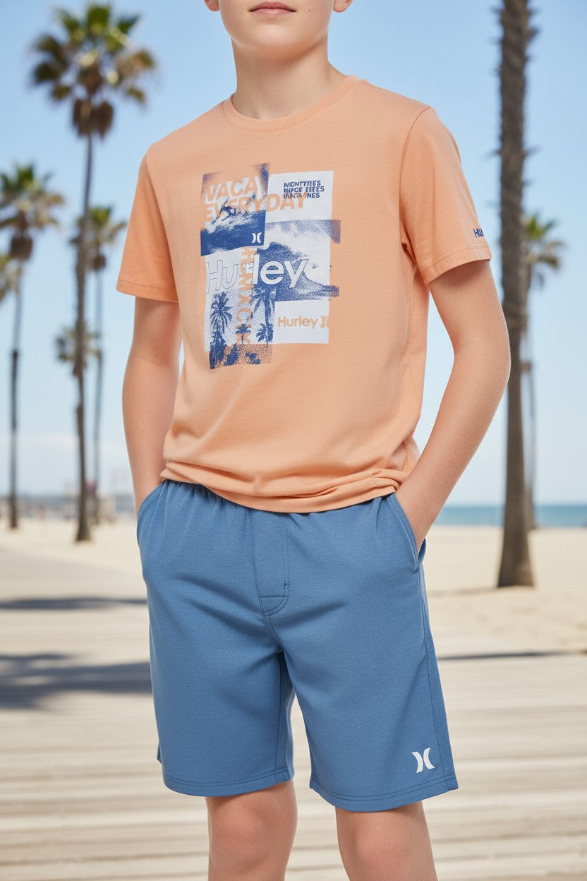 Hurley X 2-Piece Set for Boys – Size 12-13Y (Large)