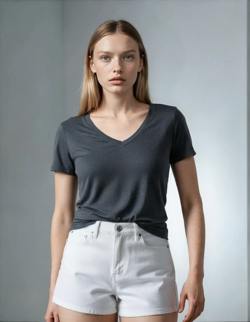 HEAD Performance V-Neck T-Shirt – Charcoal Grey