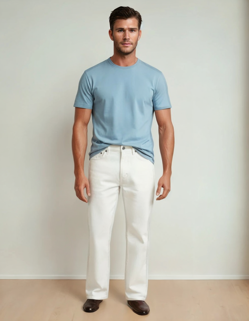 Kenneth Cole Active Men’s Blue Crew Neck T-Shirt – L