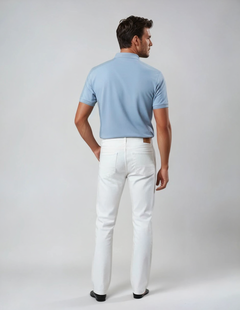 Thomas Sterling Men’s Light Blue Polo Shirt – Sizes M & XL