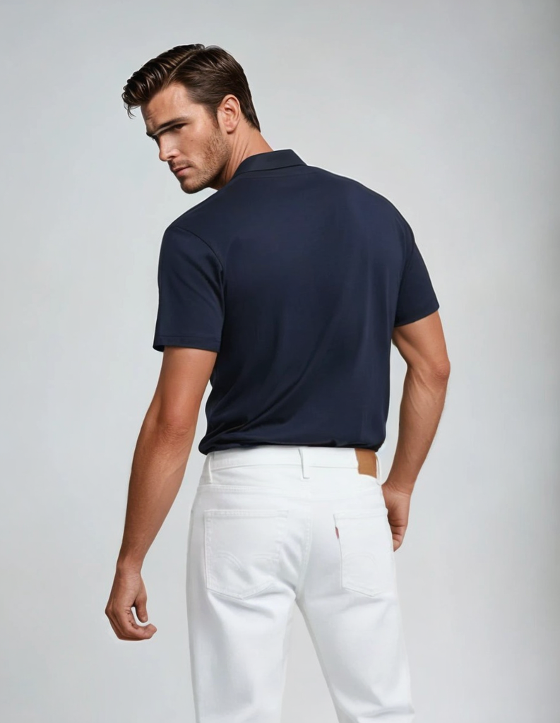 GAIAM Men’s Navy Crew Neck Performance T-Shirt – XL