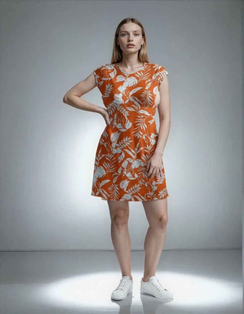 Harlow & Rose Tropical Print Dress