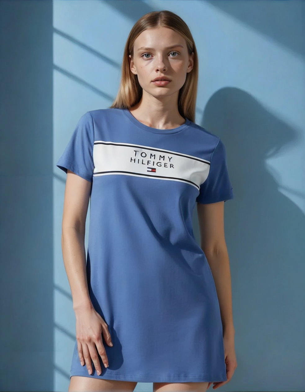 Tommy Hilfiger Women’s T-Shirt Dress – Casual Short Sleeve Cotton Dress