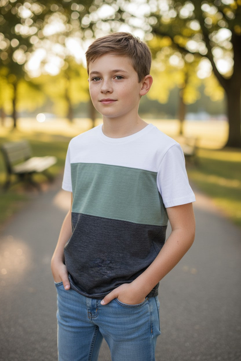 Gold Nation 3-Pack Boys’ T-Shirts – Size S (8Y)