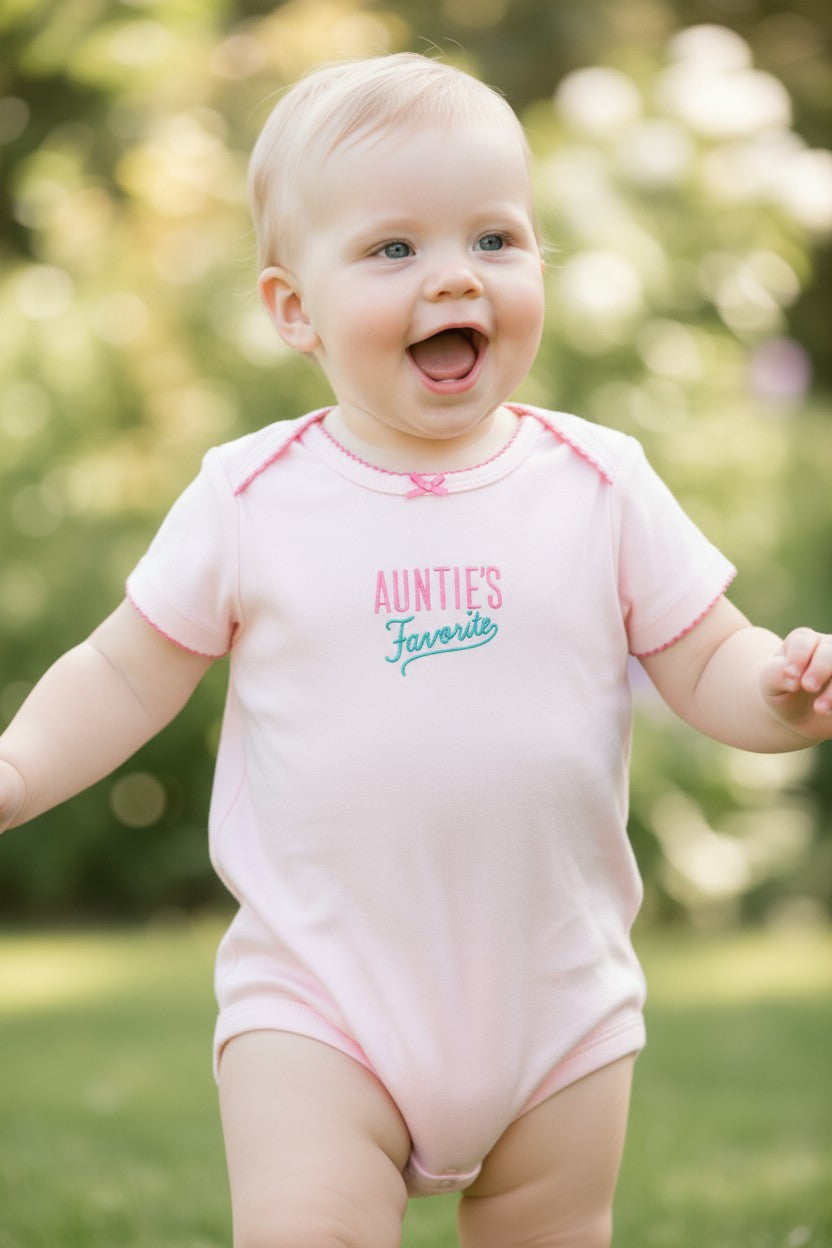 Carter’s Baby Girl 3-Piece Outfit Set – 12 Months (Bodysuits + Striped Leggings)