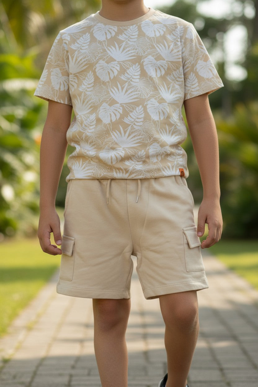 Free Planet Boys 3-Piece Summer Outfit Set (Size 5-6Y, M)