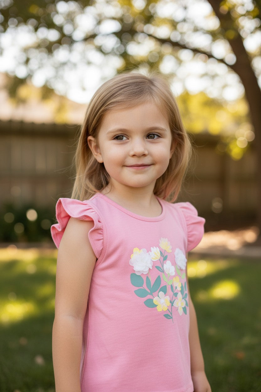 Little Lass 4-Piece Girls’ Outfit Set – 4Y