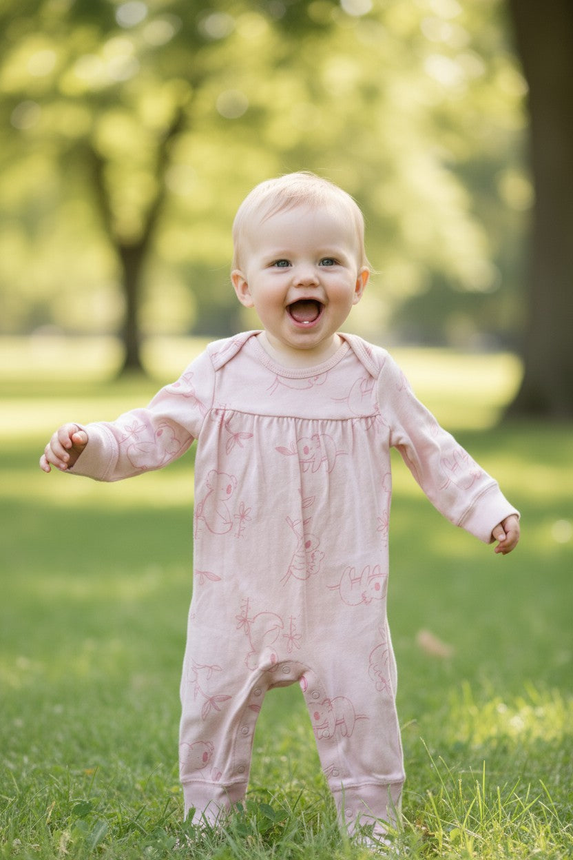 Carter’s Baby Girl 2-Piece Long Sleeve Romper Set – 6 Months