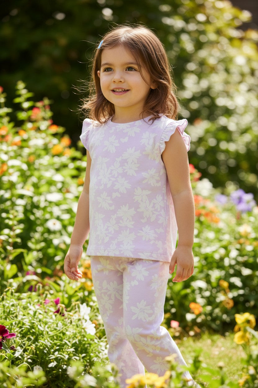 Pink Lemon 6-Piece Outfit Set for Girls – Size 3Y