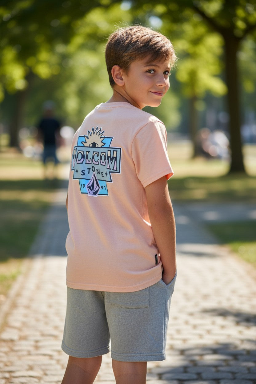 Volcom Kids 2-Piece Outfit Set (T-Shirt & Shorts) – Size 5Y