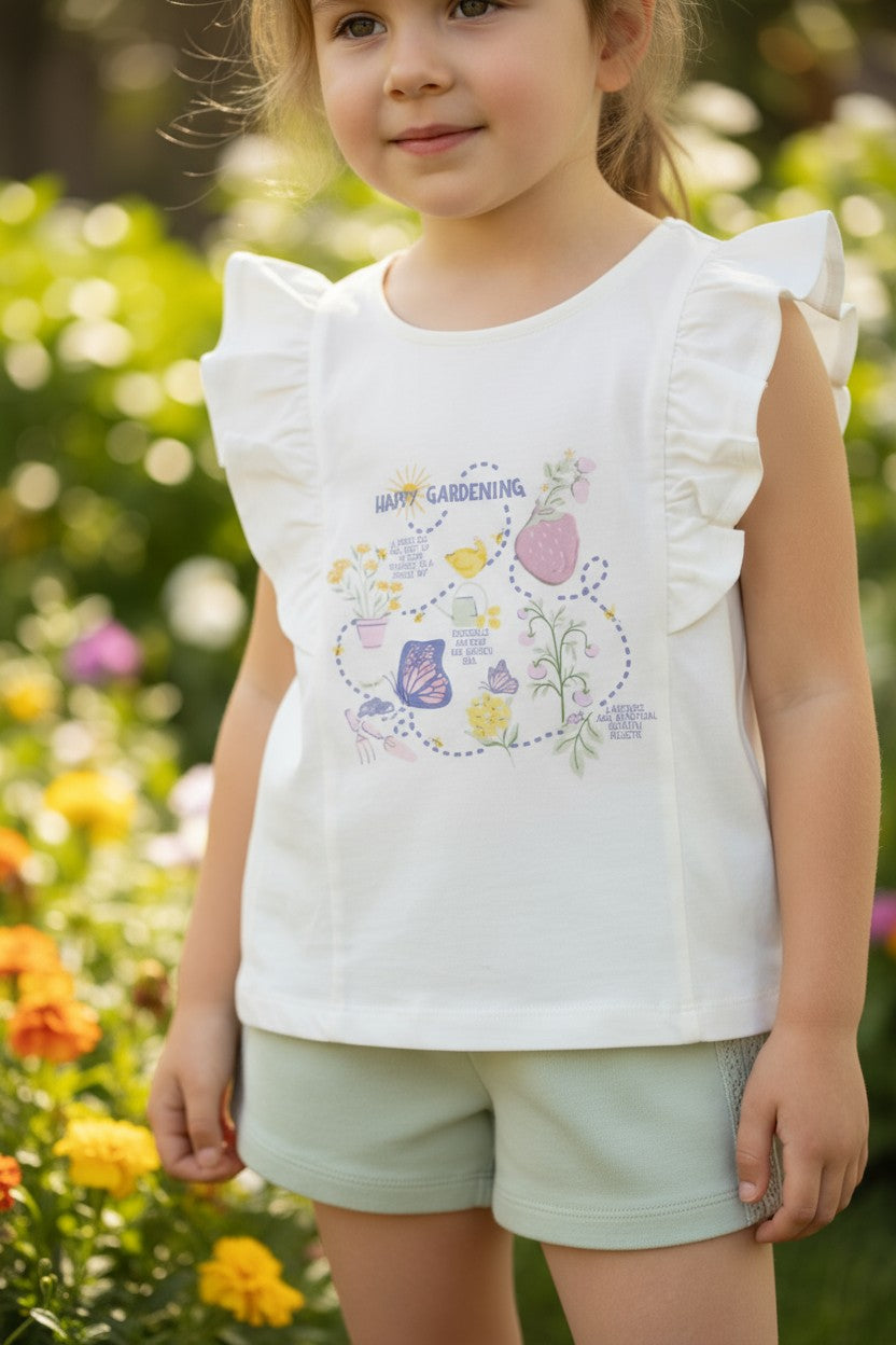 Cynthia Rowley Girls 4pcs Summer Outfit Set – 3 Years