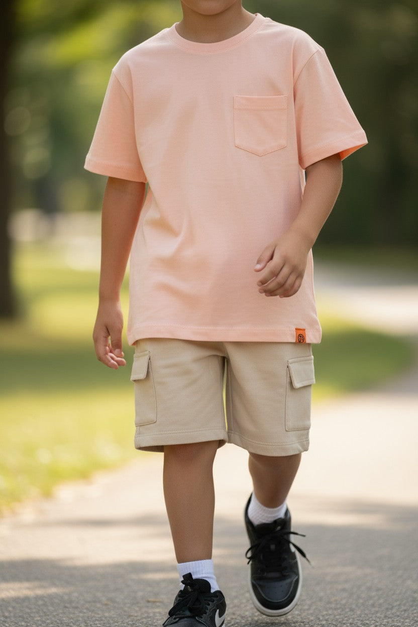 Free Planet Boys 3-Piece Summer Outfit Set (Size 5-6Y, M)