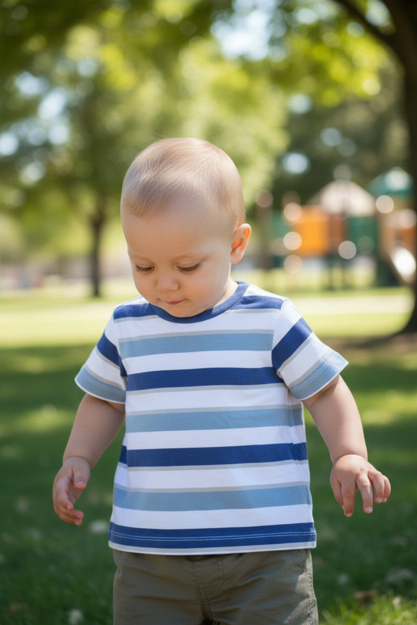 Flapdoodles 3-Pack Baby Boys’ T-Shirts – Size 18M