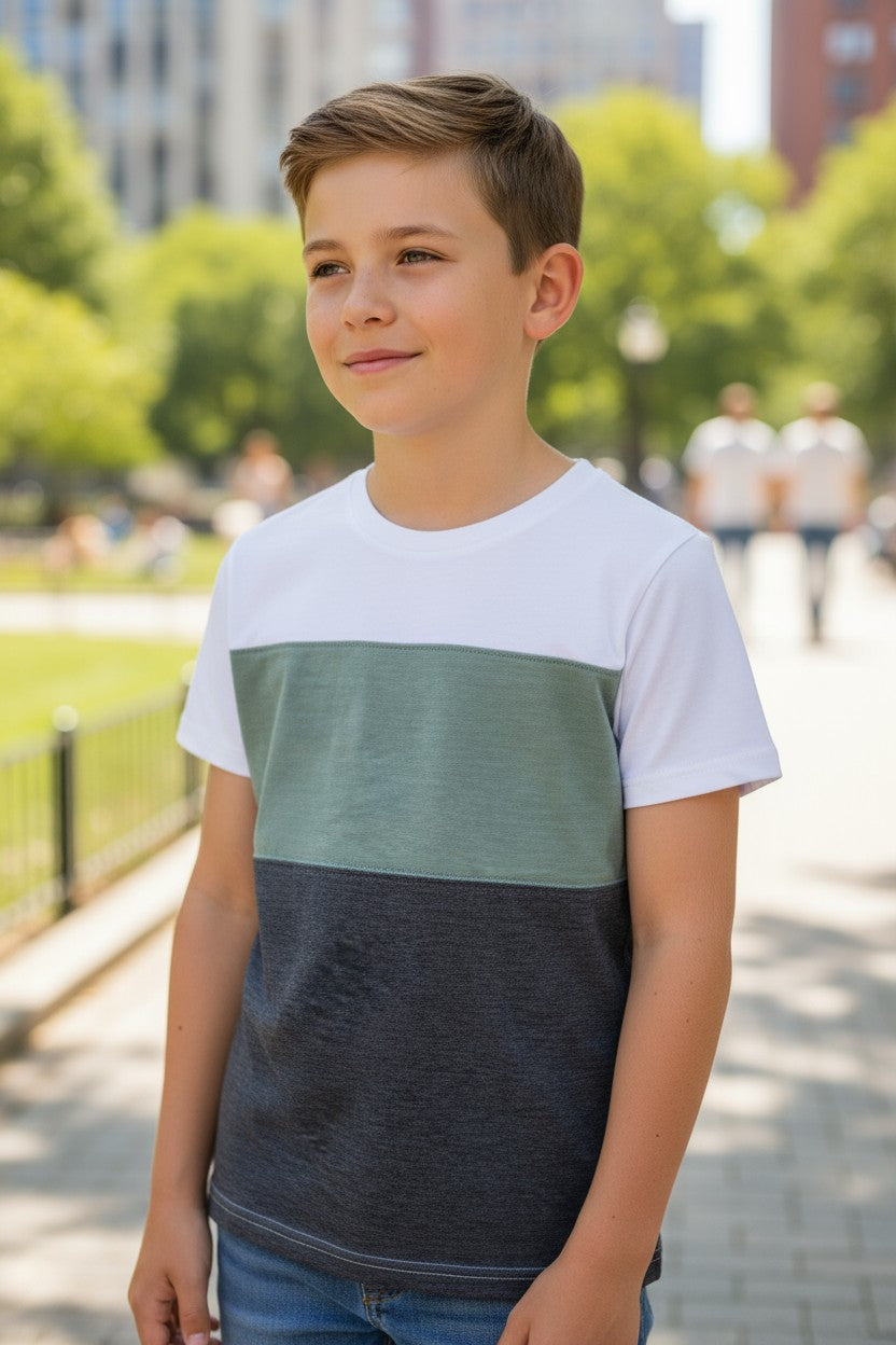 Gold Nation 3-Pack Boys’ T-Shirts – Size S (8Y)