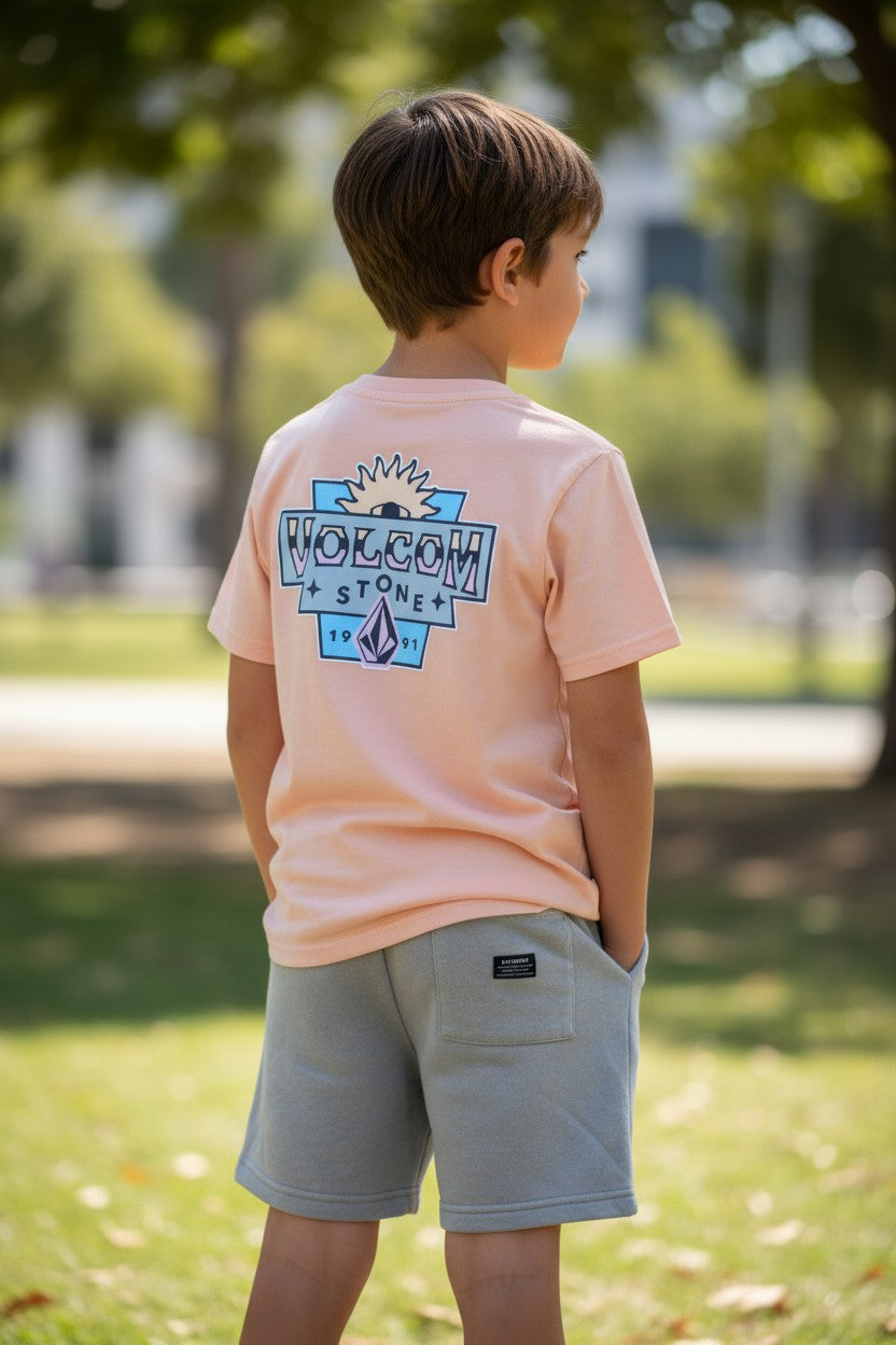 Volcom Kids 2-Piece Outfit Set (T-Shirt & Shorts) – Size 5Y