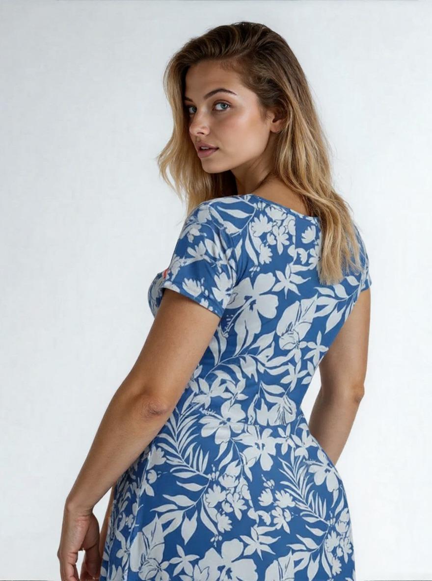 Harlow & Rose Ocean Bloom Dress – Casual Elegance for Every Day